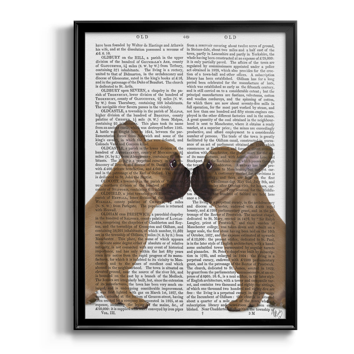 French Kiss Close Up Premium Framed Print - Ready to Hang