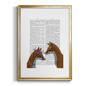 Fox Lovers Premium Framed Print - Ready to Hang