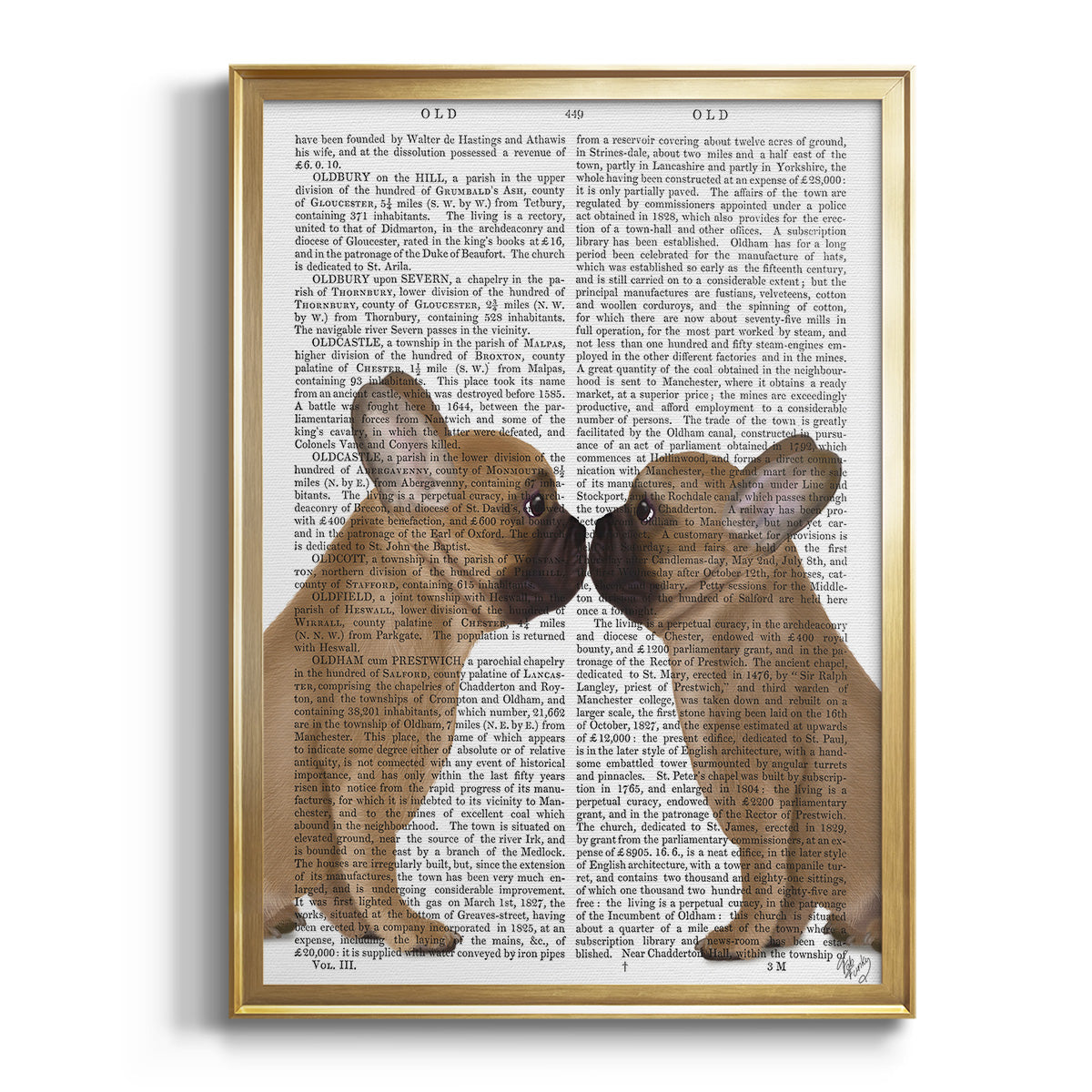 French Kiss Close Up Premium Framed Print - Ready to Hang