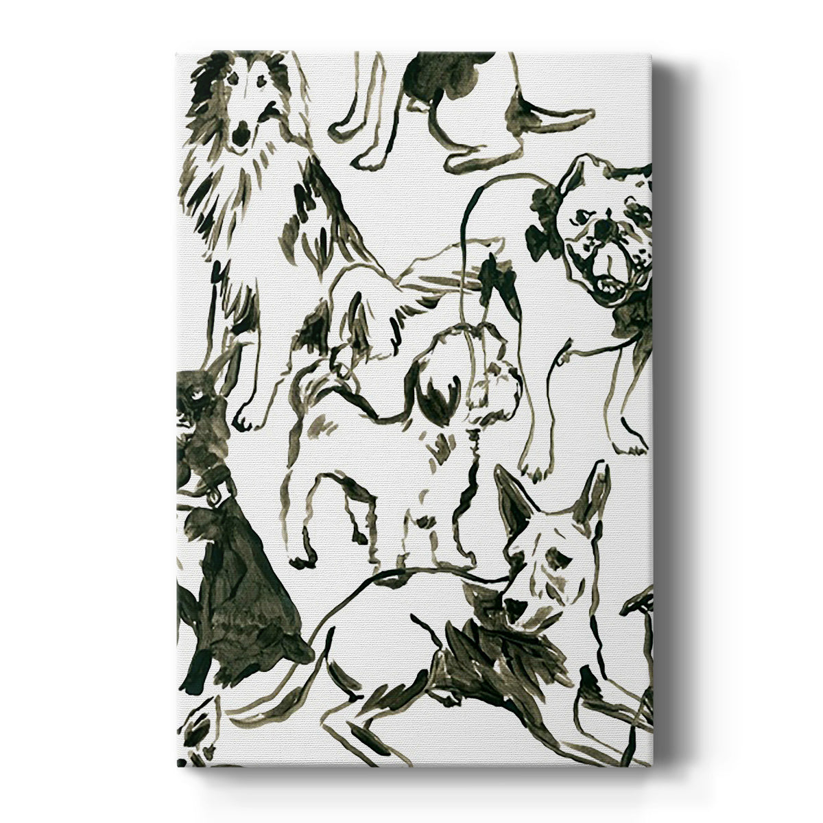 Canine Collage I - Canvas Art Print
