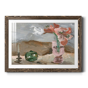 Vase of Pink Flowers II-Premium Framed Print - Ready to Hang