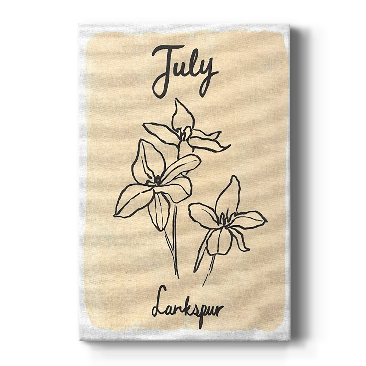 Birth Month VII - Canvas Art Print