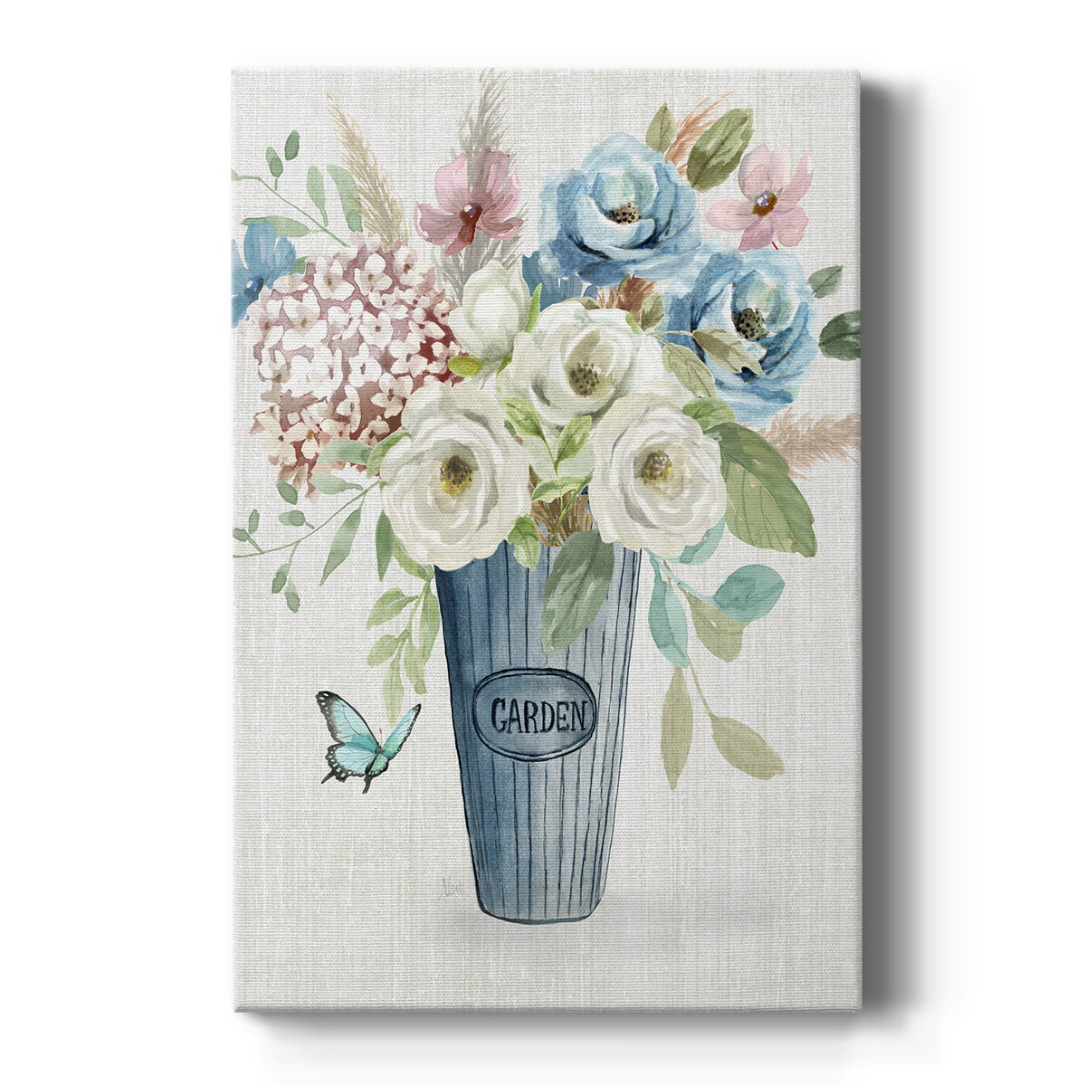 Garden Bouquet Premium Gallery Wrapped Canvas - Ready to Hang