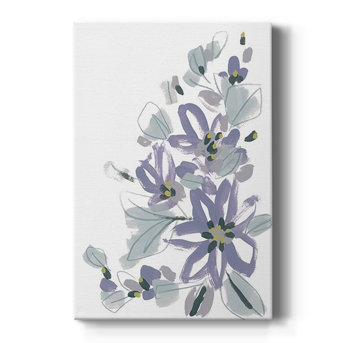 Periwinkle Patch IV - Canvas Art Print