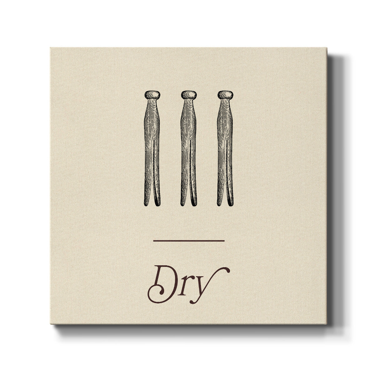 Laundry Sign II - Canvas Art Print