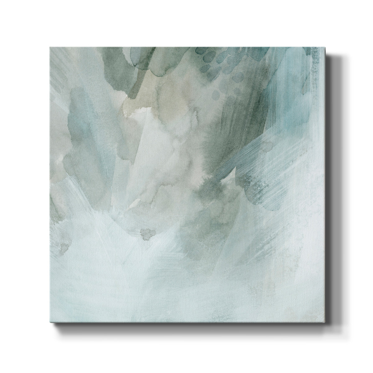 Snow and Sediment II - Canvas Art Print