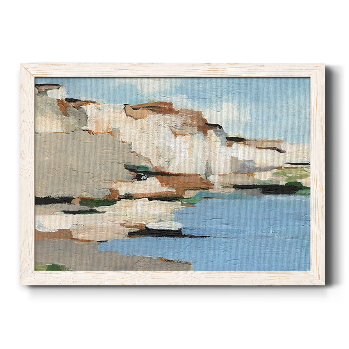 White Rock Cliffs I-Premium Framed Canvas - Ready to Hang