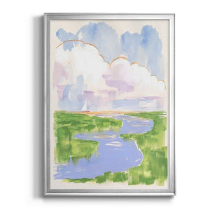 Low Country River Vista I Premium Framed Print - Ready to Hang