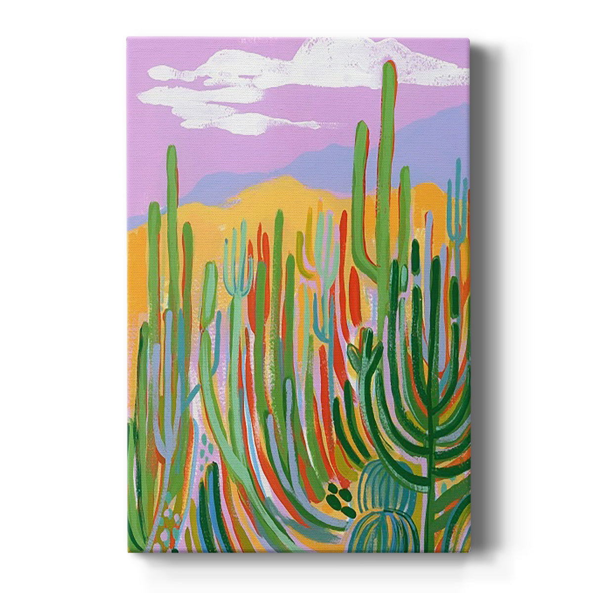 Lavender Desert II Premium Gallery Wrapped Canvas - Ready to Hang