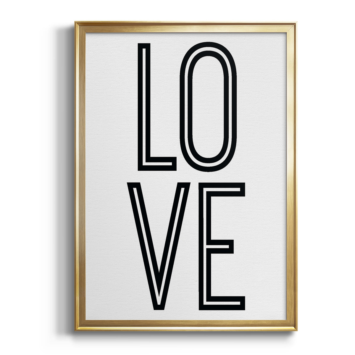 Bold Love II Premium Framed Print - Ready to Hang