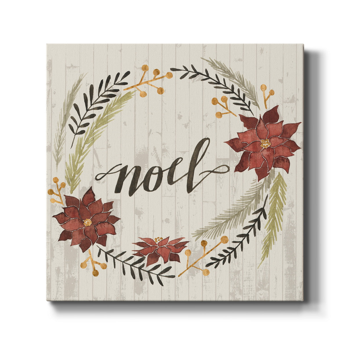 Rustic Christmas I - Canvas Art Print