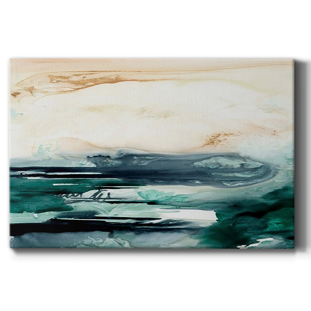 Sea Foam Flow II - Canvas Art Print