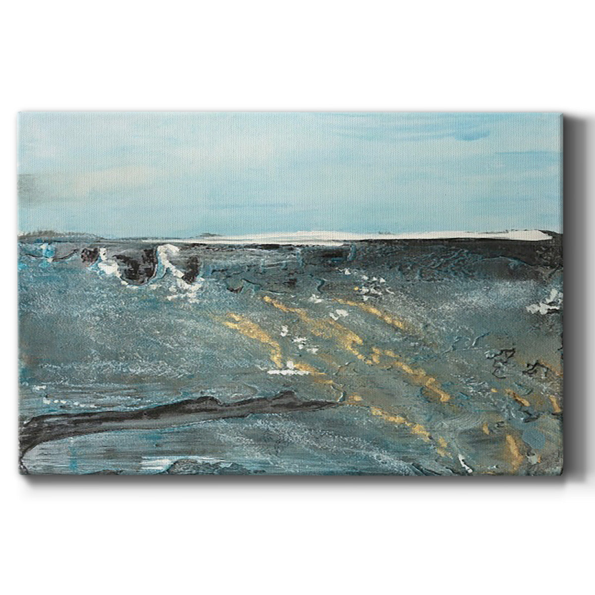 Flow of Love in Ocean II Premium Gallery Wrapped Canvas - Ready to Hang
