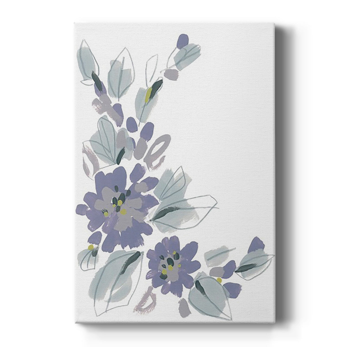 Periwinkle Patch III - Canvas Art Print