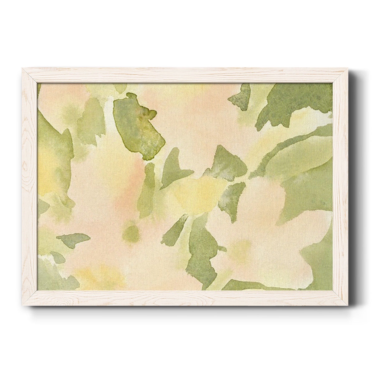 Verdant Floral Abstract I-Premium Framed Canvas - Ready to Hang