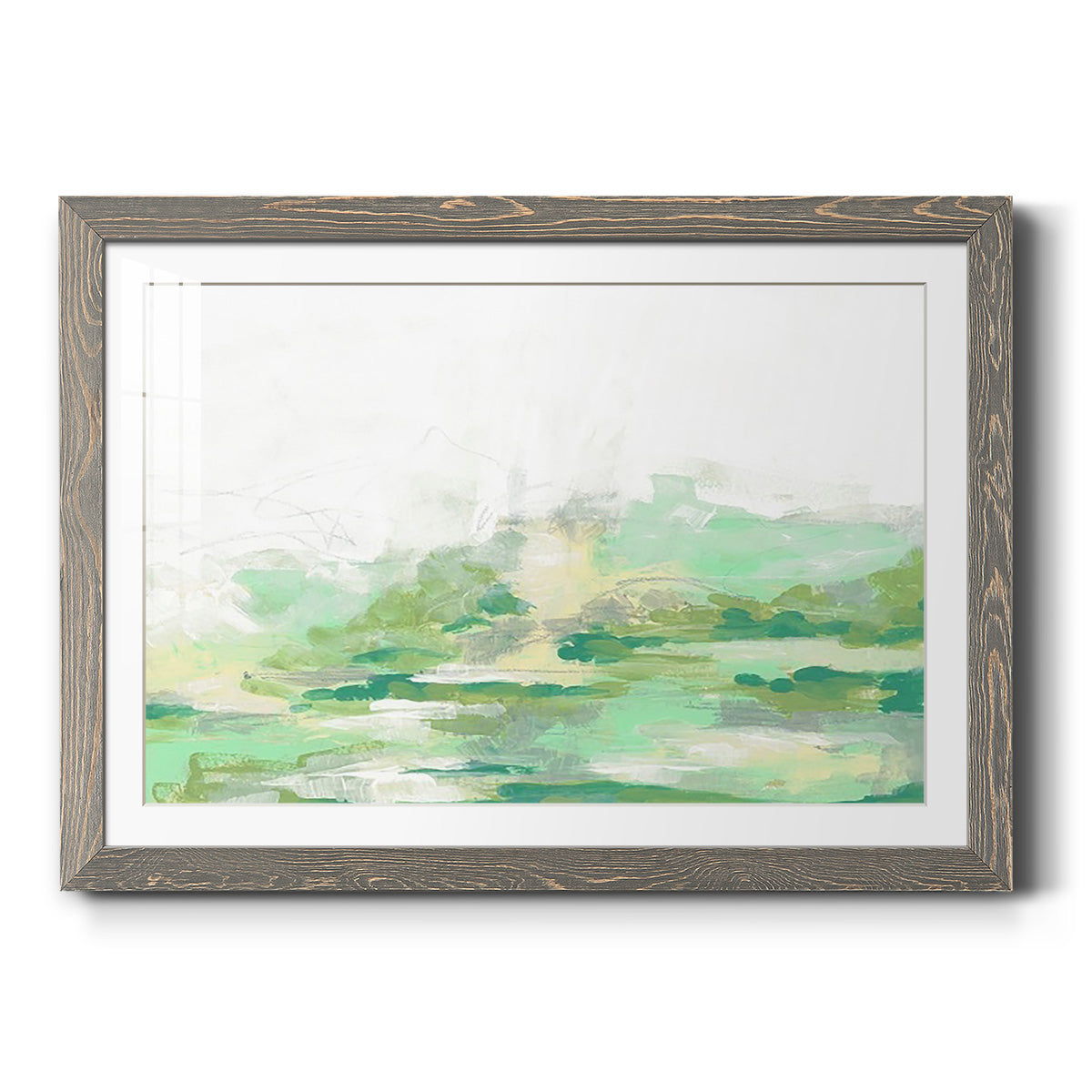 Green Mist Vista II-Premium Framed Print - Ready to Hang