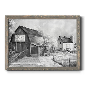 Day at the Farm-Premium Framed Canvas - Ready to Hang