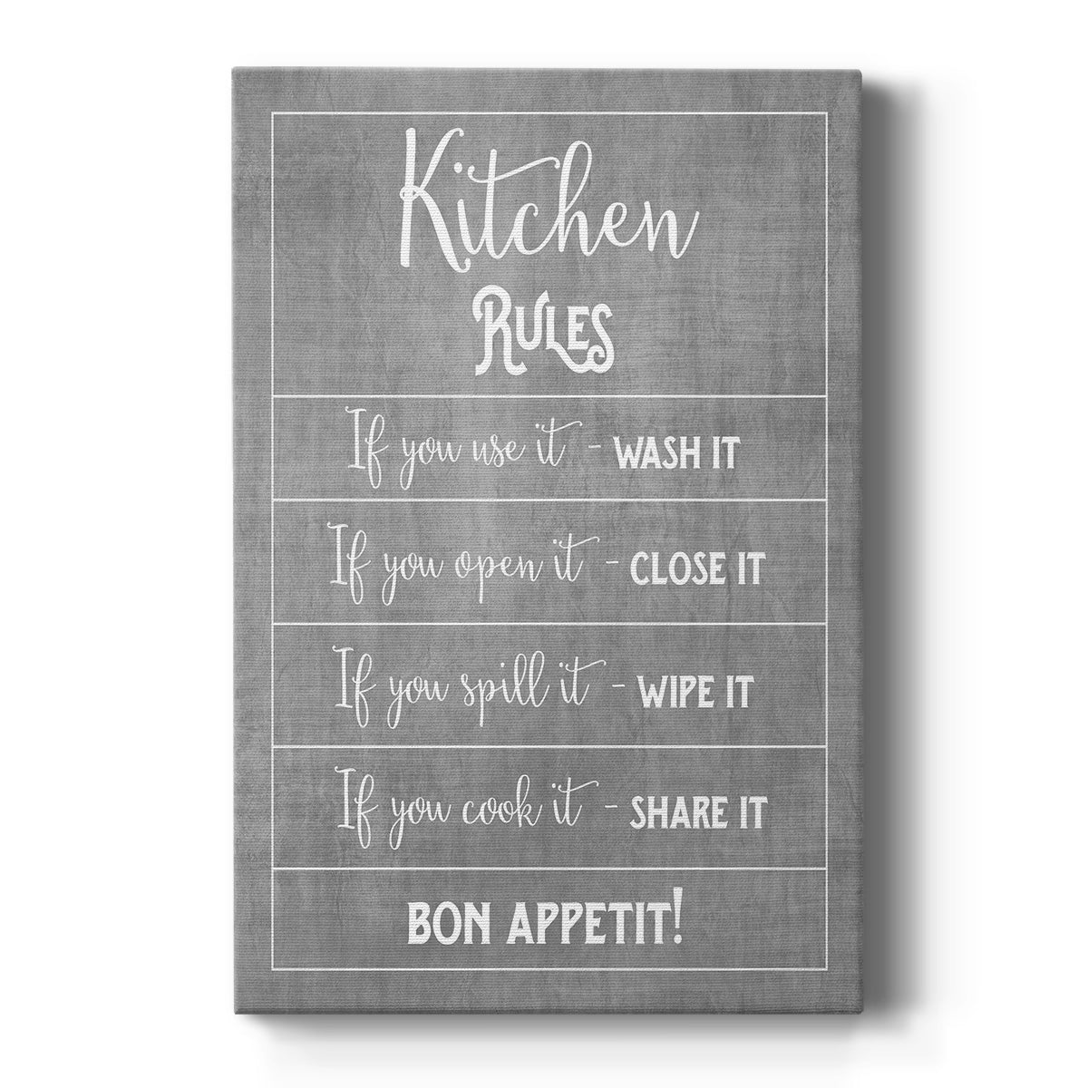 Bon Appetit - Canvas Art Print