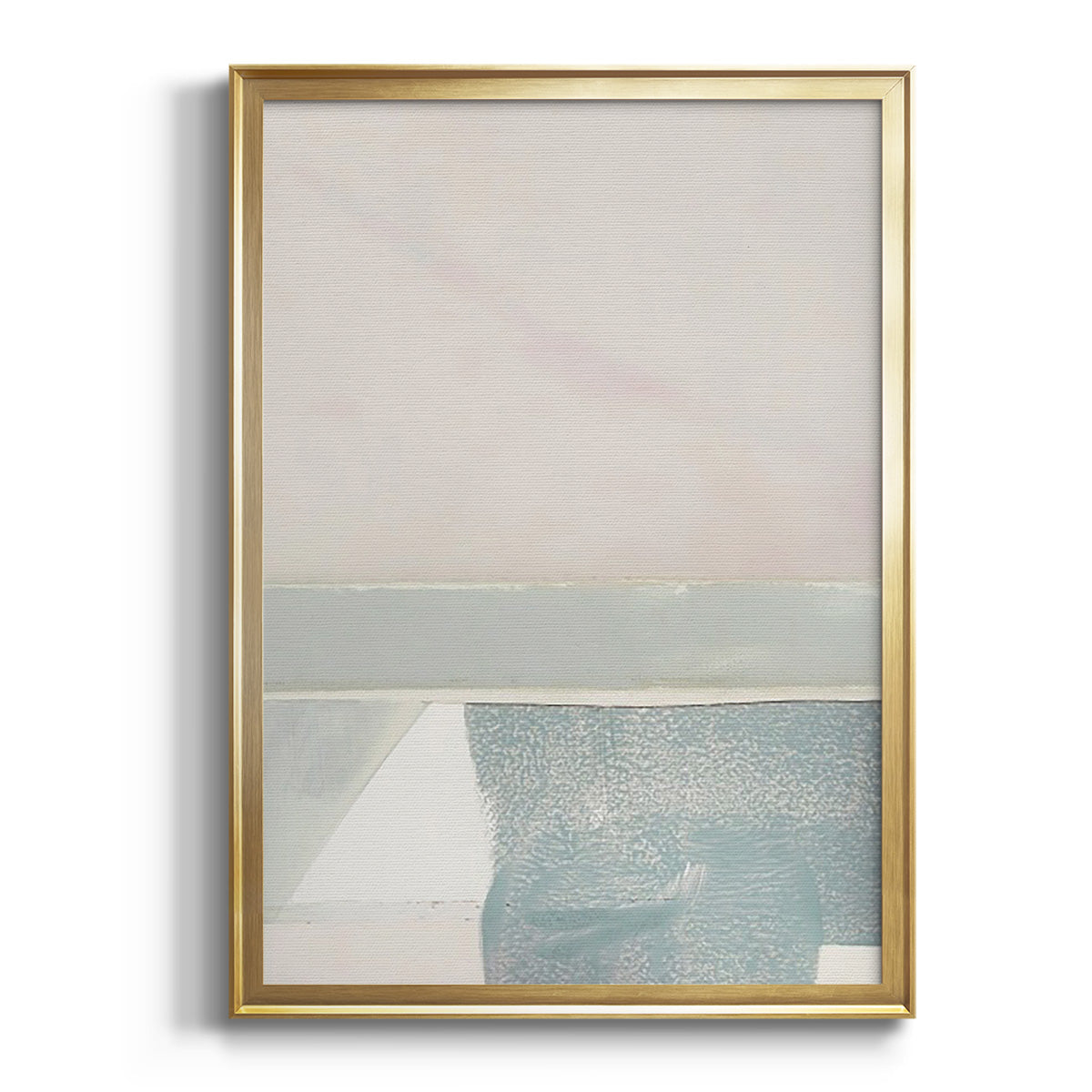 Sepia Botanical Journal I - Modern Framed Canvas Print