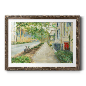 Sunny Side Of The Street-Premium Framed Print - Ready to Hang