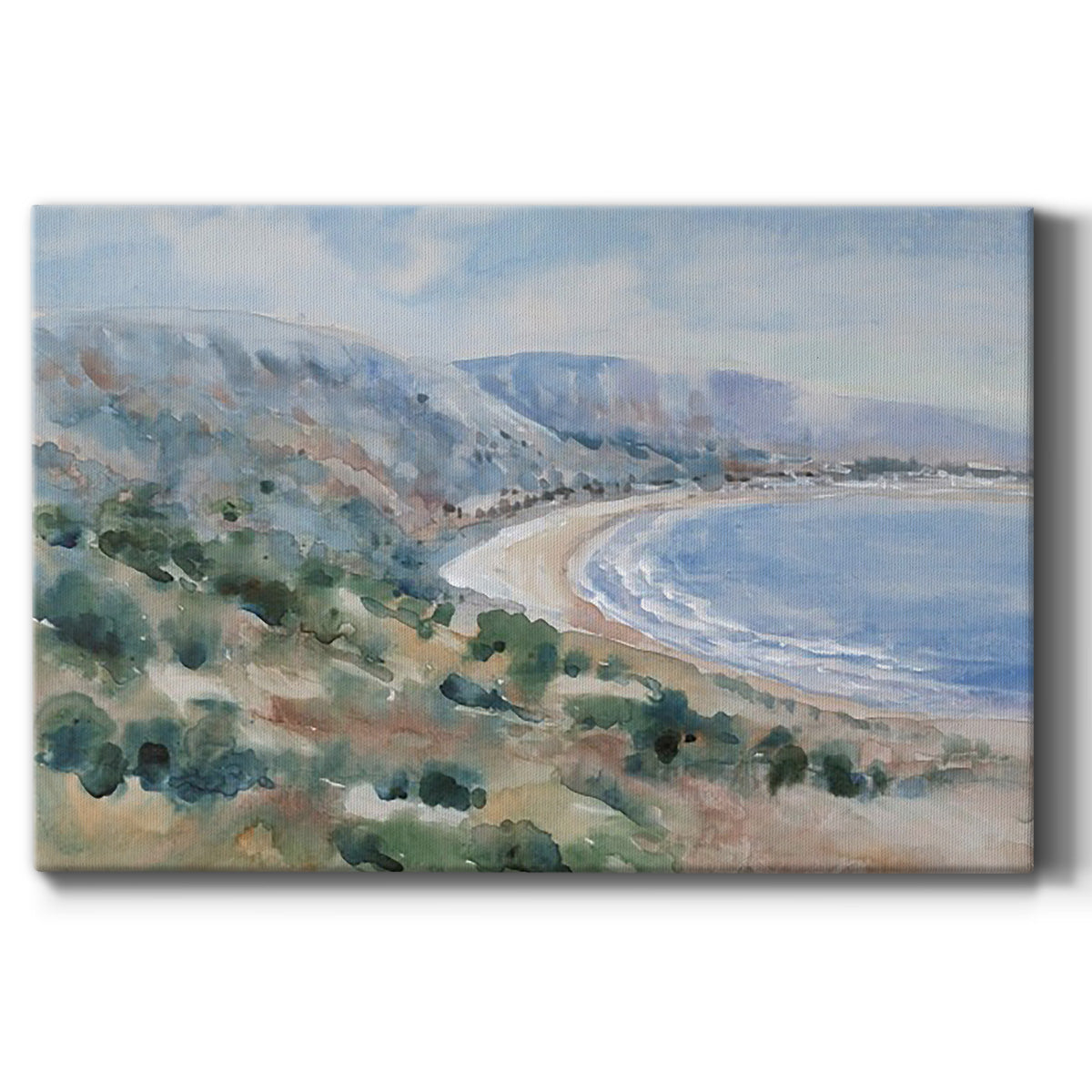 Coastal Mist II Premium Gallery Wrapped Canvas - Ready to Hang