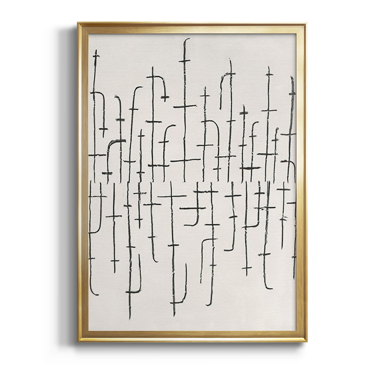 Soft Half Shell I - Modern Framed Canvas Print