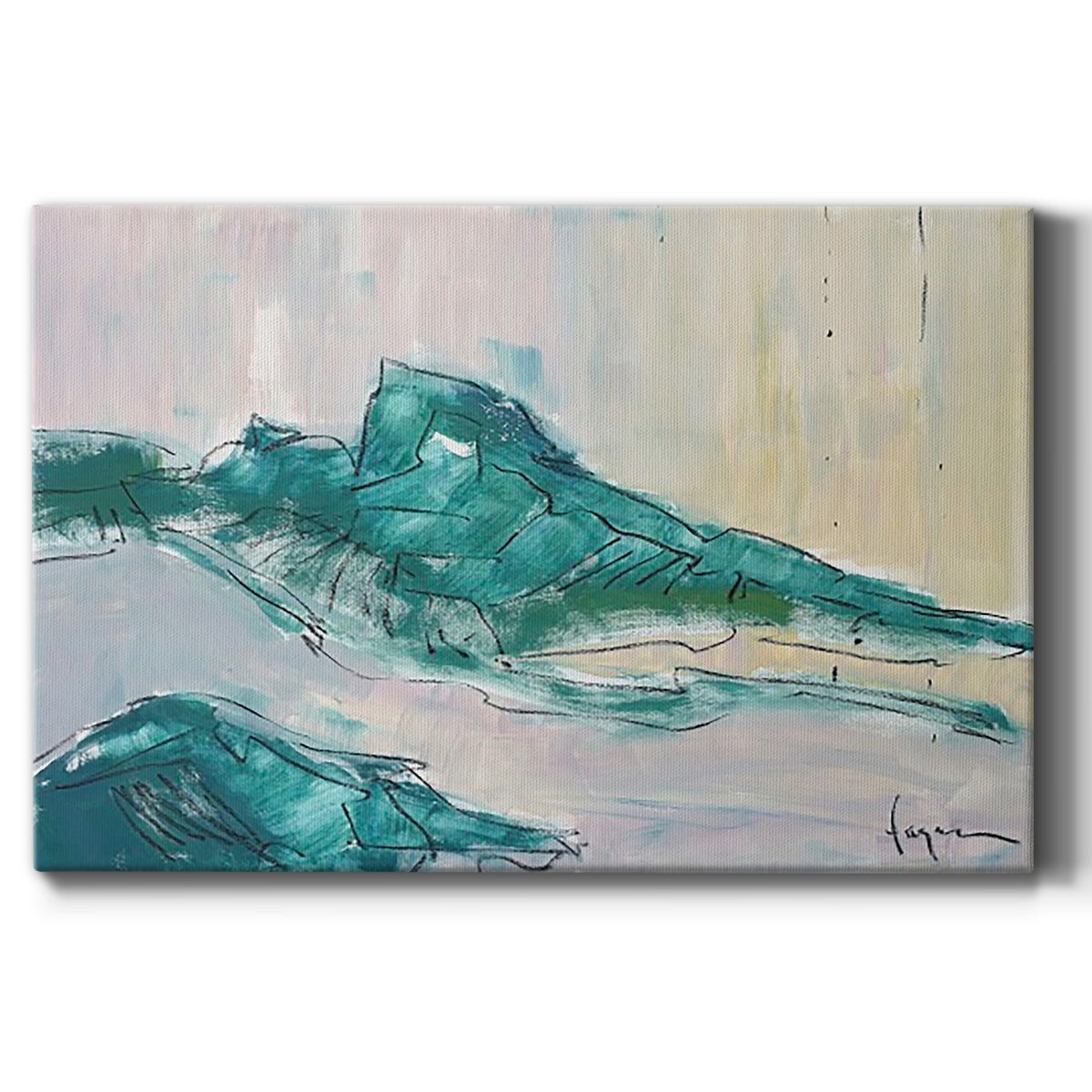 No tears for the Mountain - Canvas Art Print