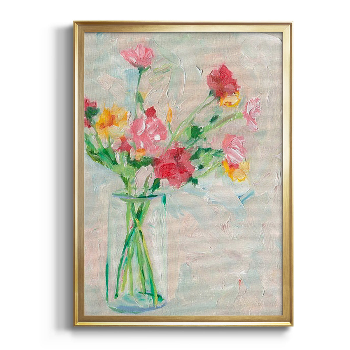 Sepia Botanical Journal I - Modern Framed Canvas Print