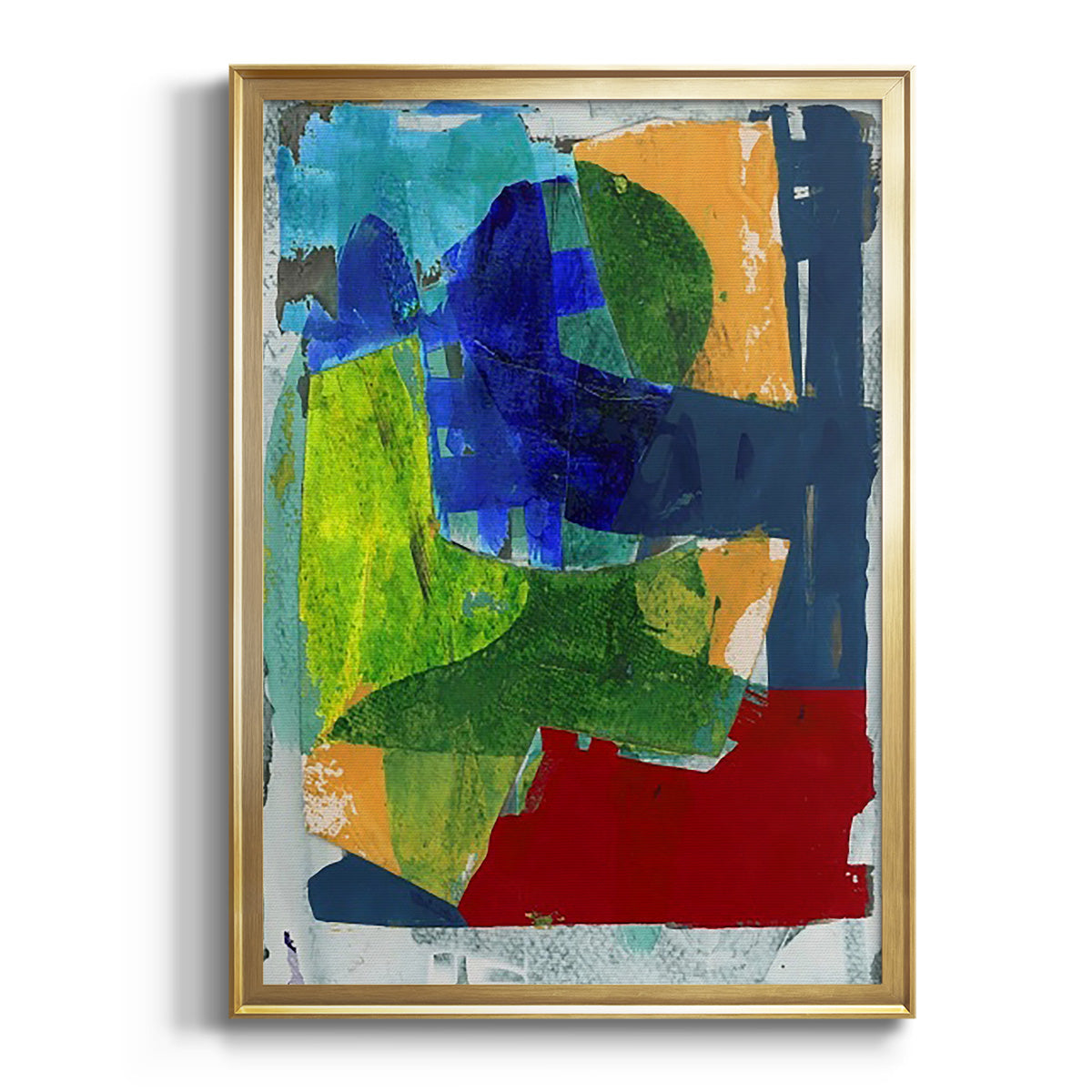 Sepia Botanical Journal I - Modern Framed Canvas Print