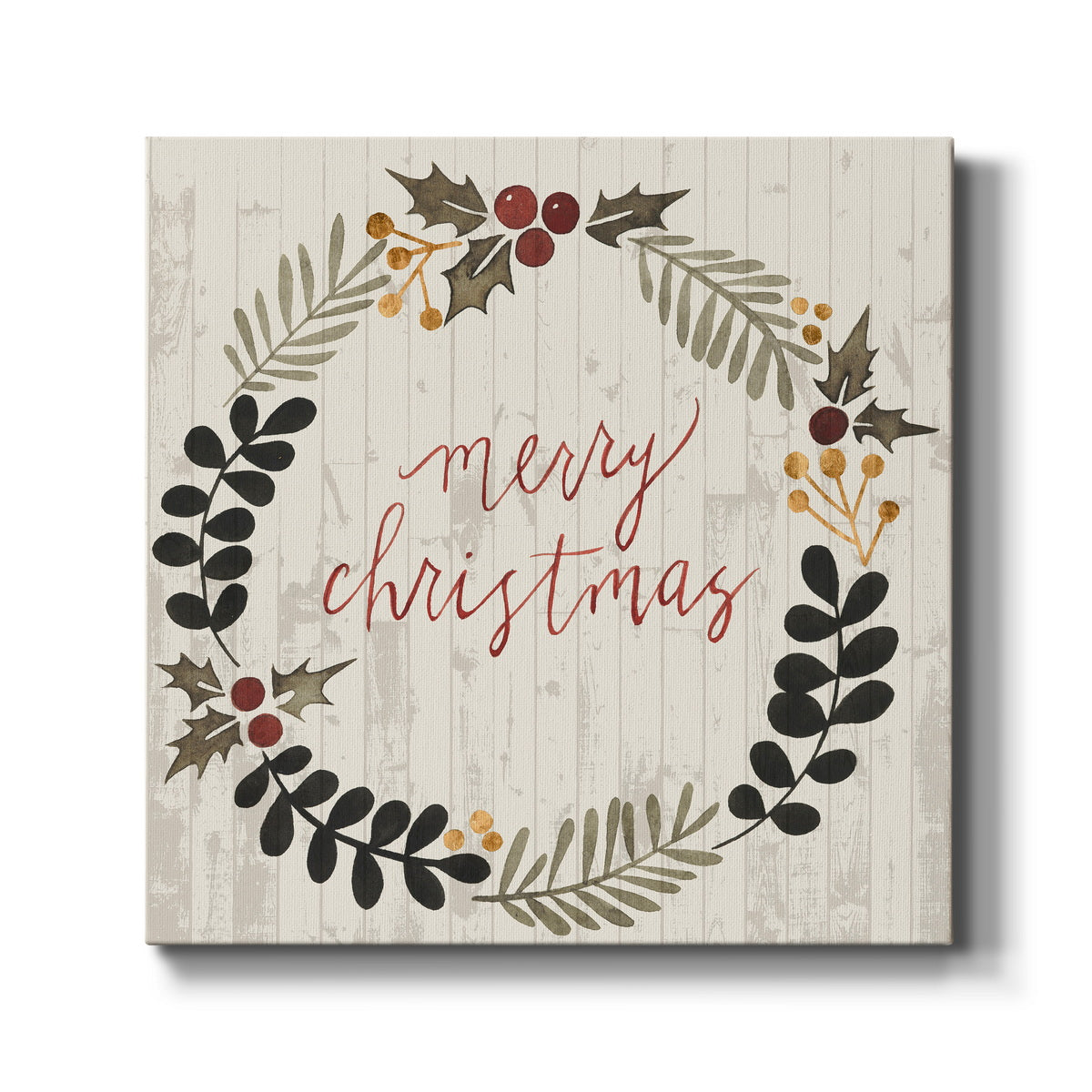 Rustic Christmas III - Canvas Art Print