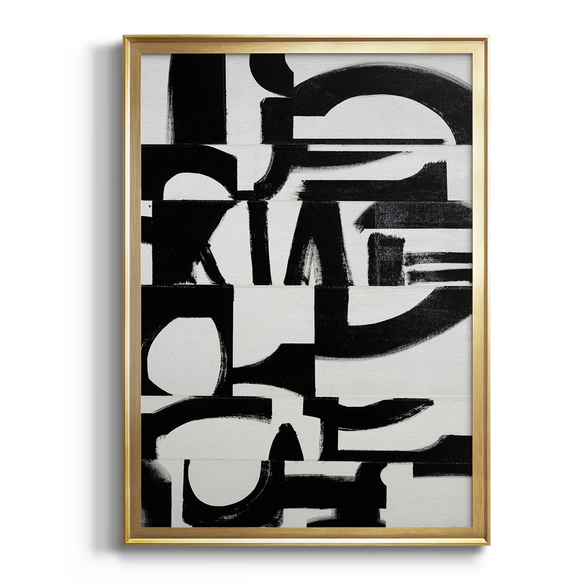 Sepia Botanical Journal I - Modern Framed Canvas Print