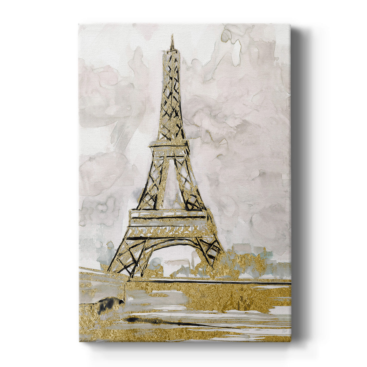 Eiffel Tower Glitz - Canvas Art Print