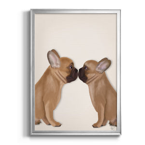 Sepia Botanical Journal I - Modern Framed Canvas Print