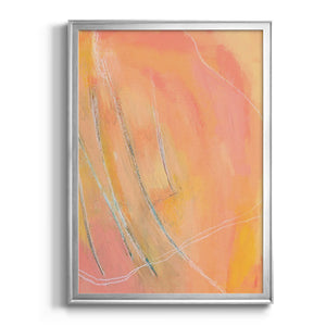 Peach Bliss I Premium Framed Print - Ready to Hang
