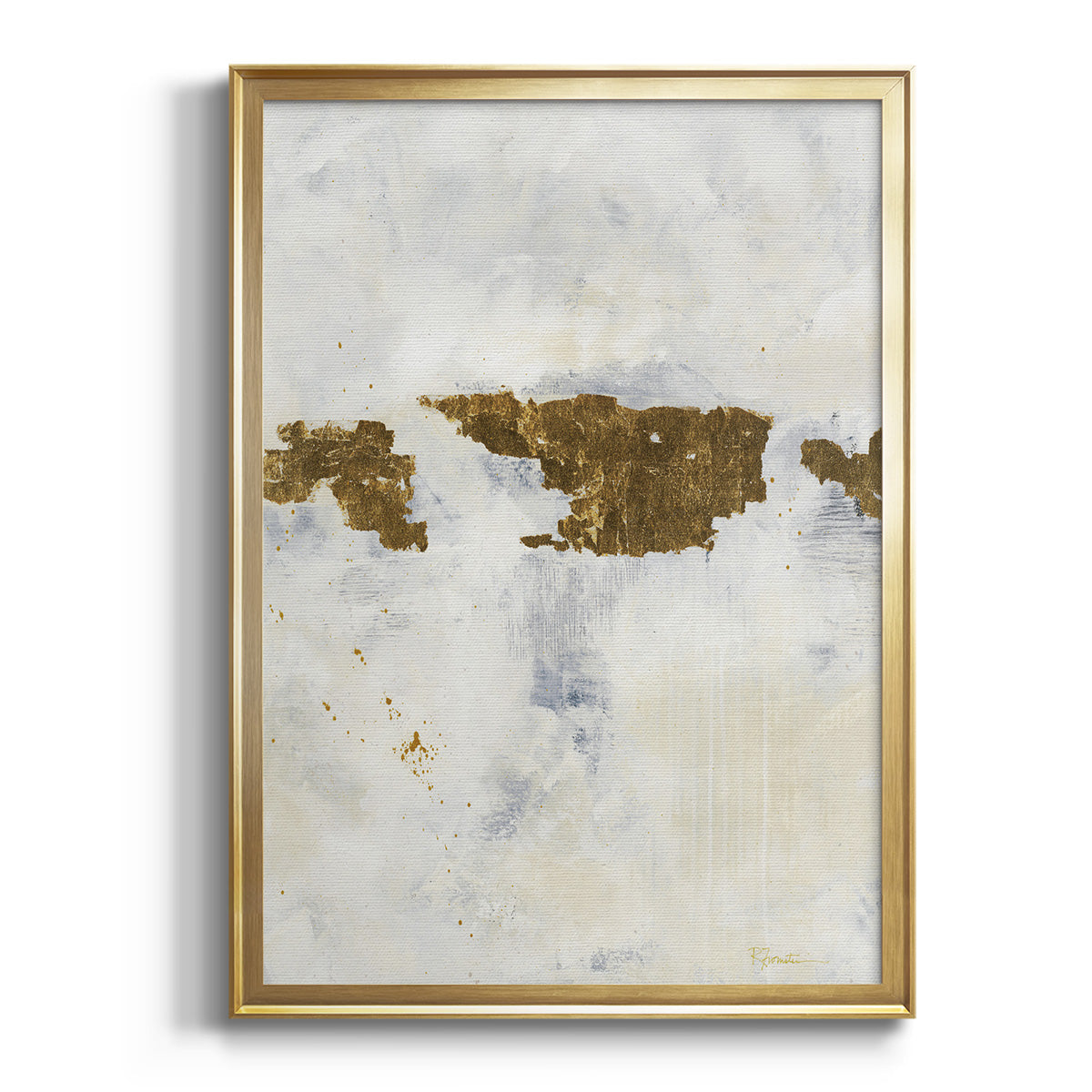 Sepia Botanical Journal I - Modern Framed Canvas Print