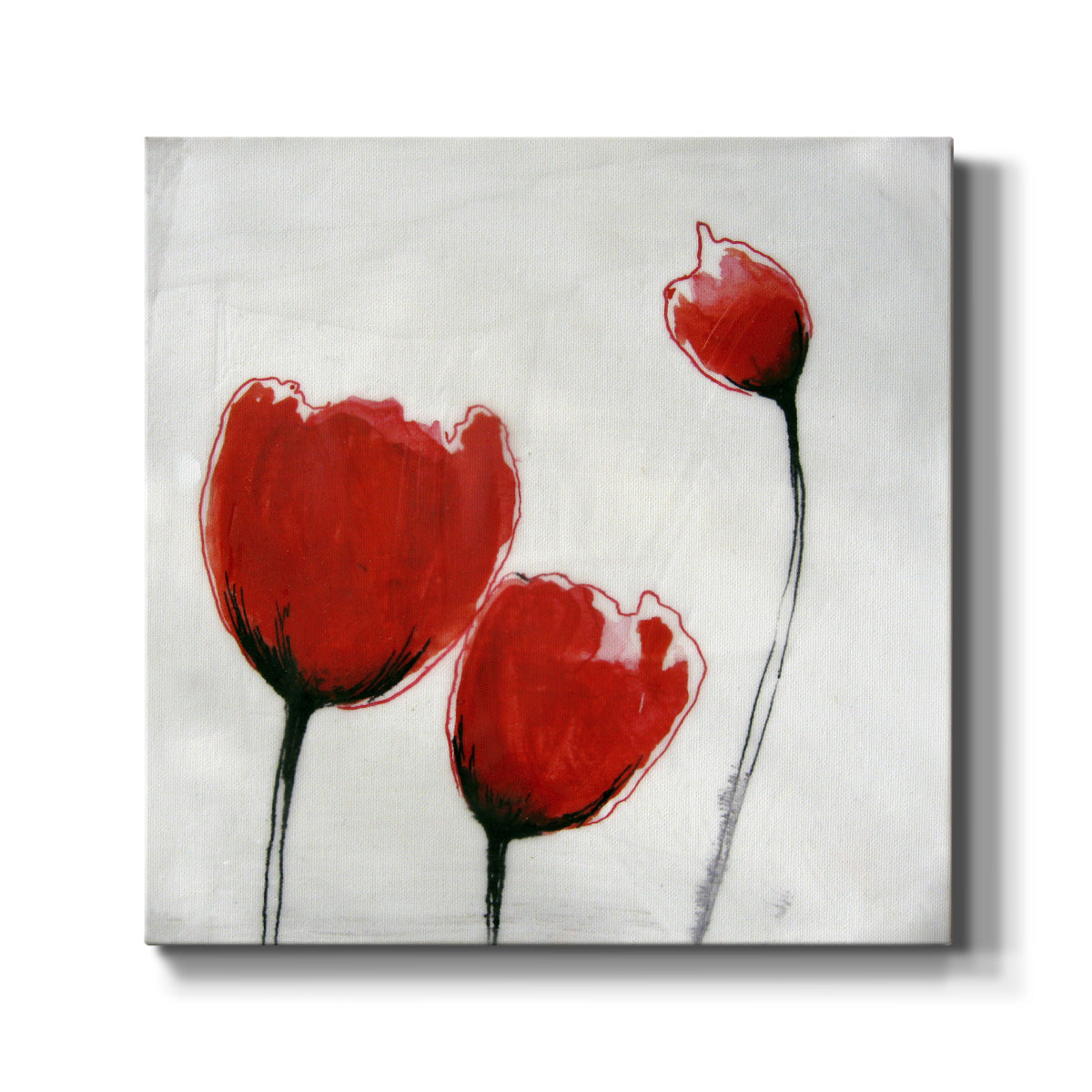 Red Drops VII - Canvas Art Print