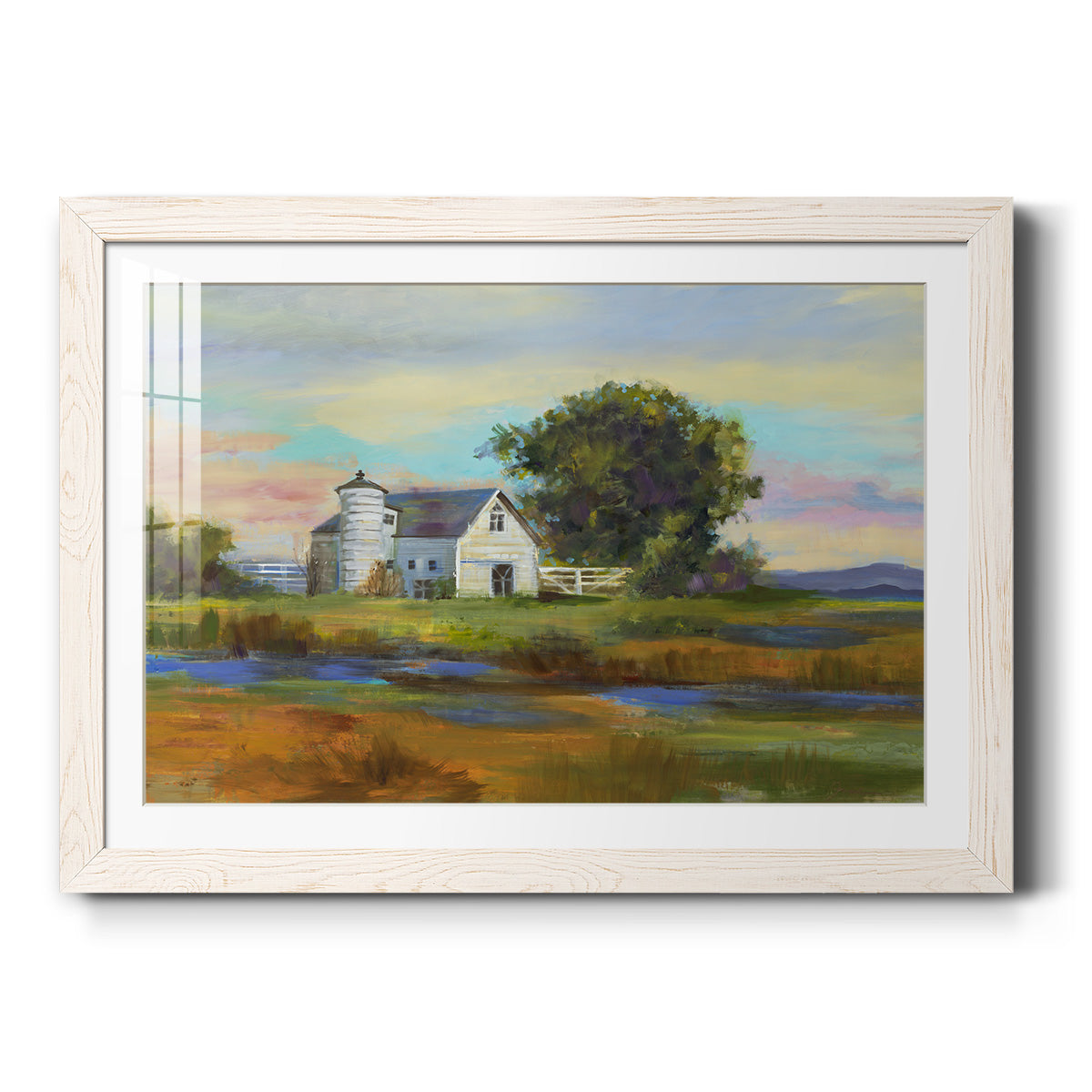 Down By The Barn-Premium Framed Print - Ready to Hang