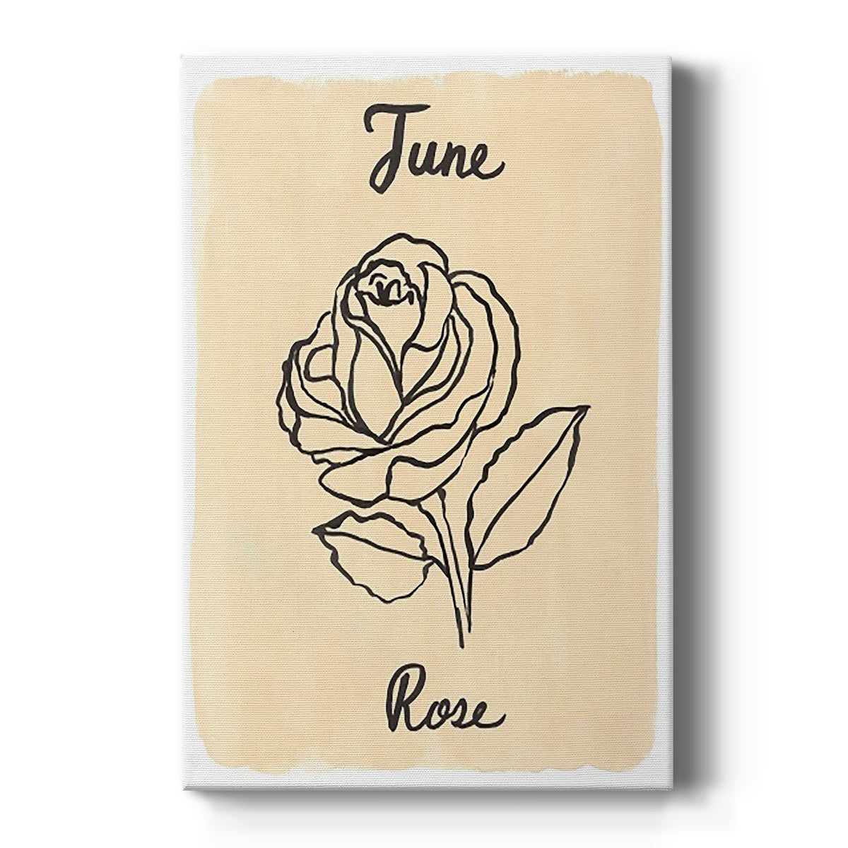 Birth Month VI - Canvas Art Print