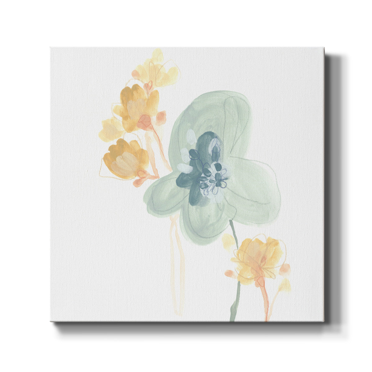Petite Petals I-Premium Gallery Wrapped Canvas - Ready to Hang