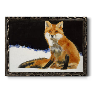 Fox-Premium Framed Canvas - Ready to Hang