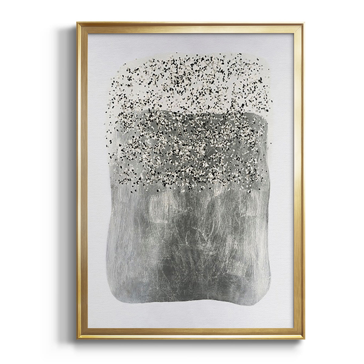 Soft Half Shell I - Modern Framed Canvas Print