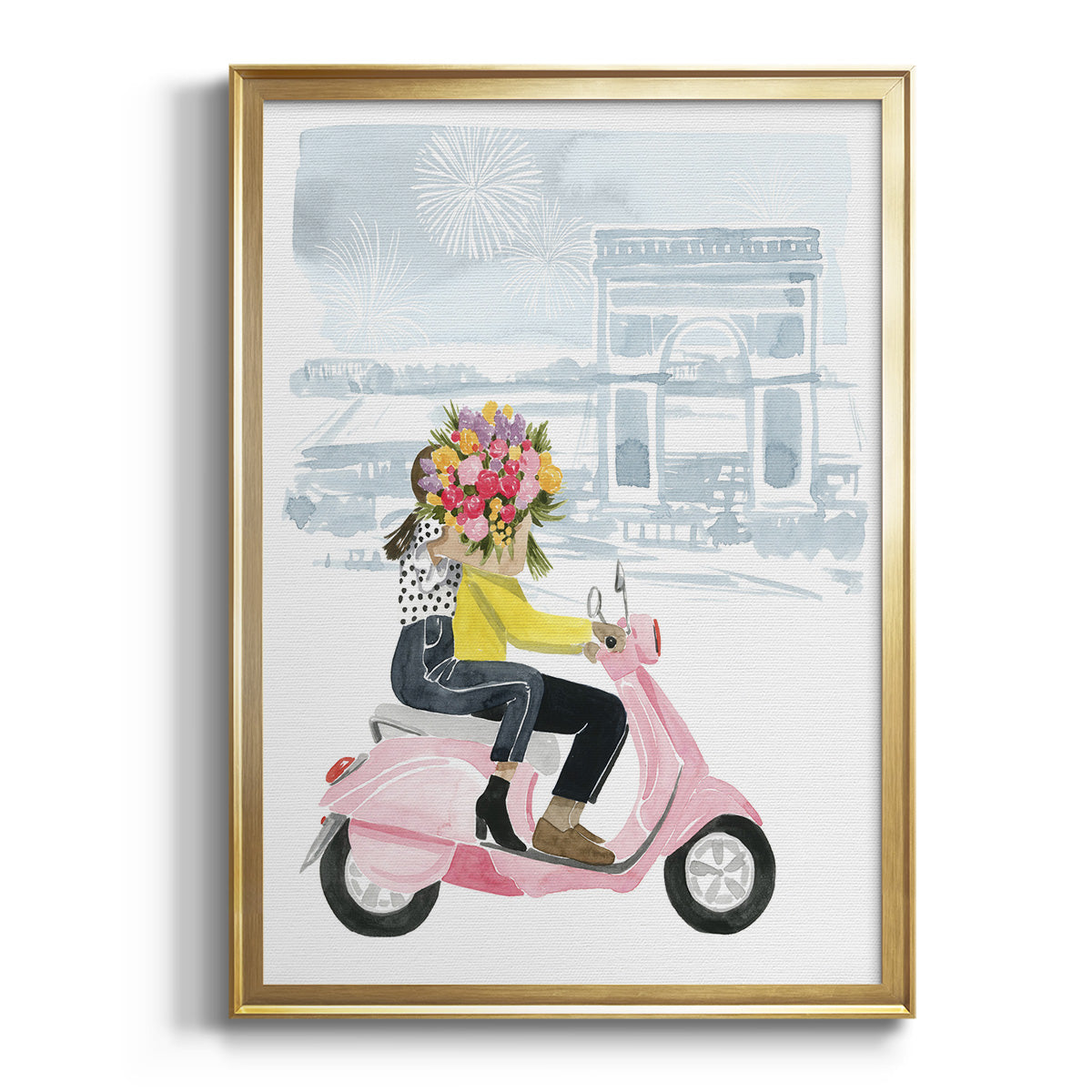 Sepia Botanical Journal I - Modern Framed Canvas Print