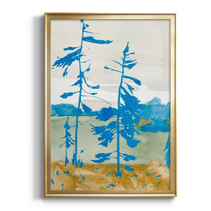 Cerulean Spruce I Premium Framed Print - Ready to Hang