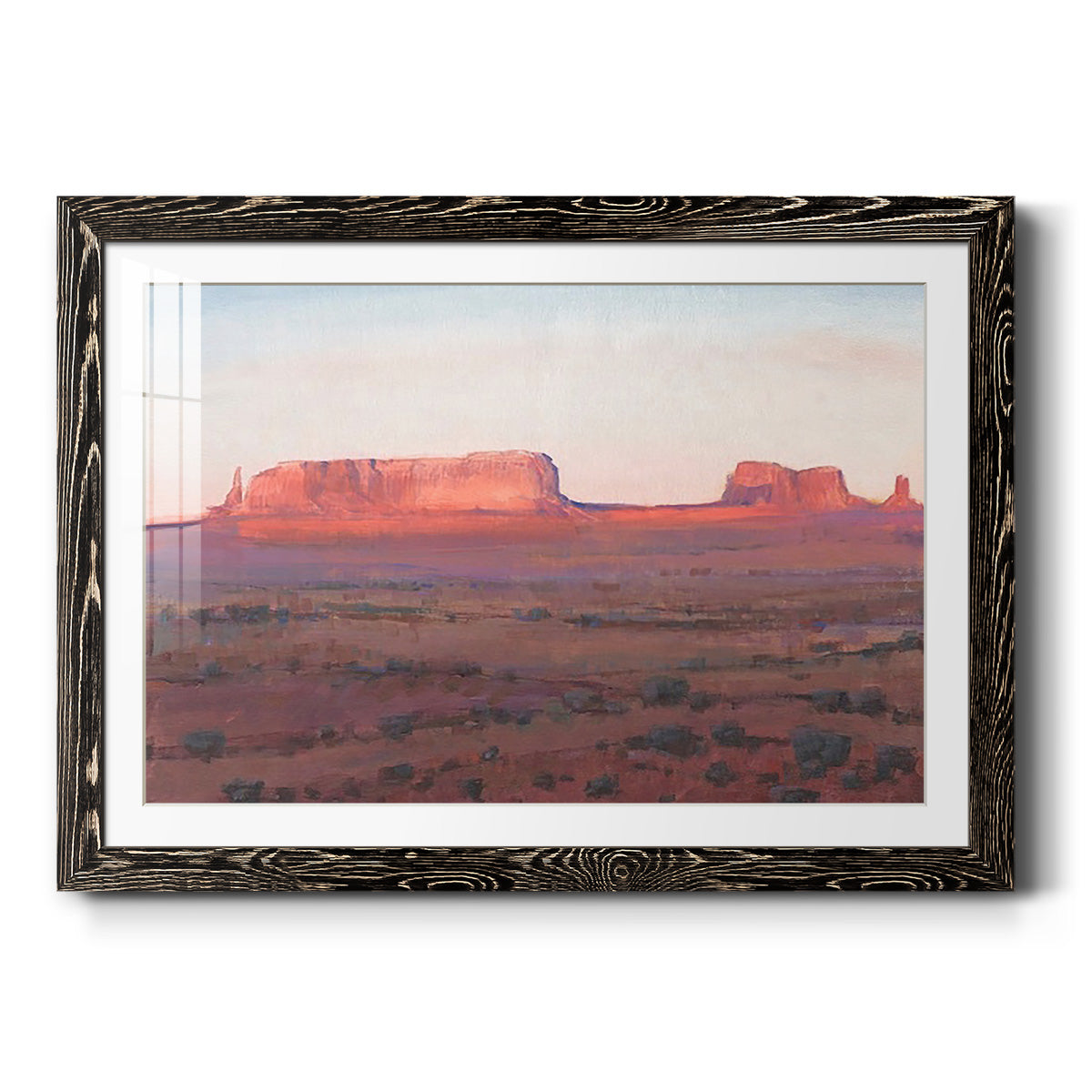 Red Rocks at Dusk I-Premium Framed Print - Ready to Hang