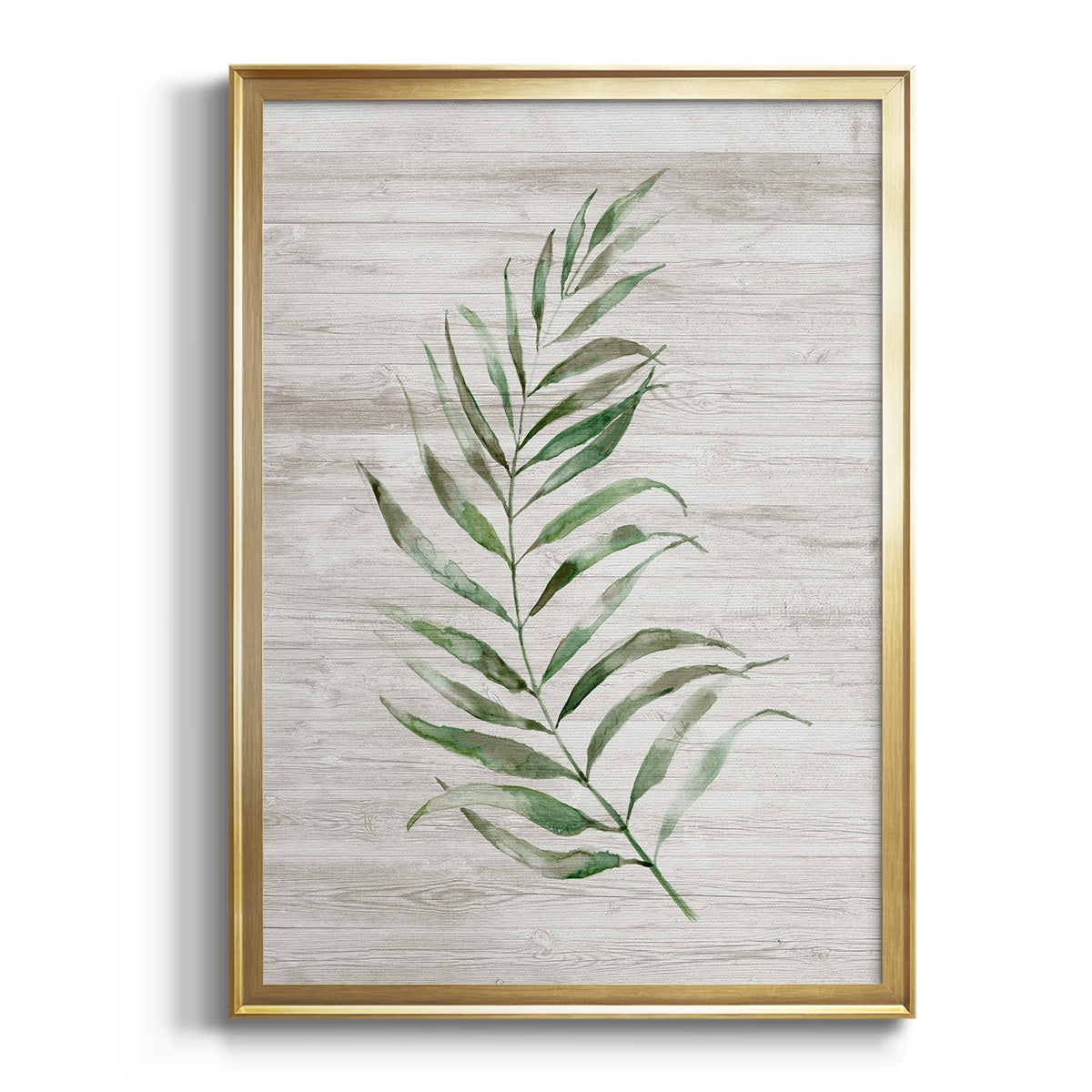 Sepia Botanical Journal I - Modern Framed Canvas Print