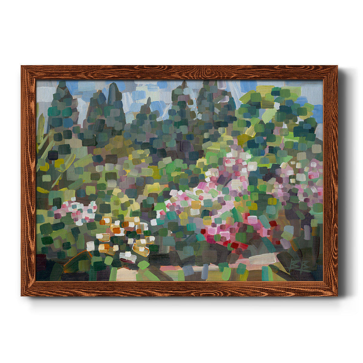 Arboretum in Spring-Premium Framed Canvas - Ready to Hang