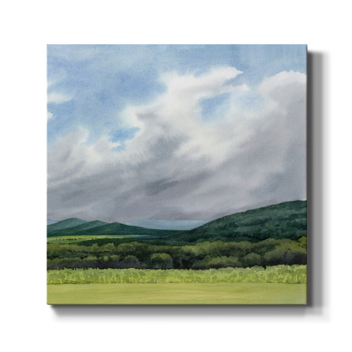 Sapphire Mountains II-Premium Gallery Wrapped Canvas - Ready to Hang