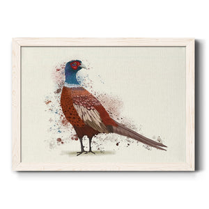 Pheasant Splash 5-Premium Framed Canvas - Ready to Hang