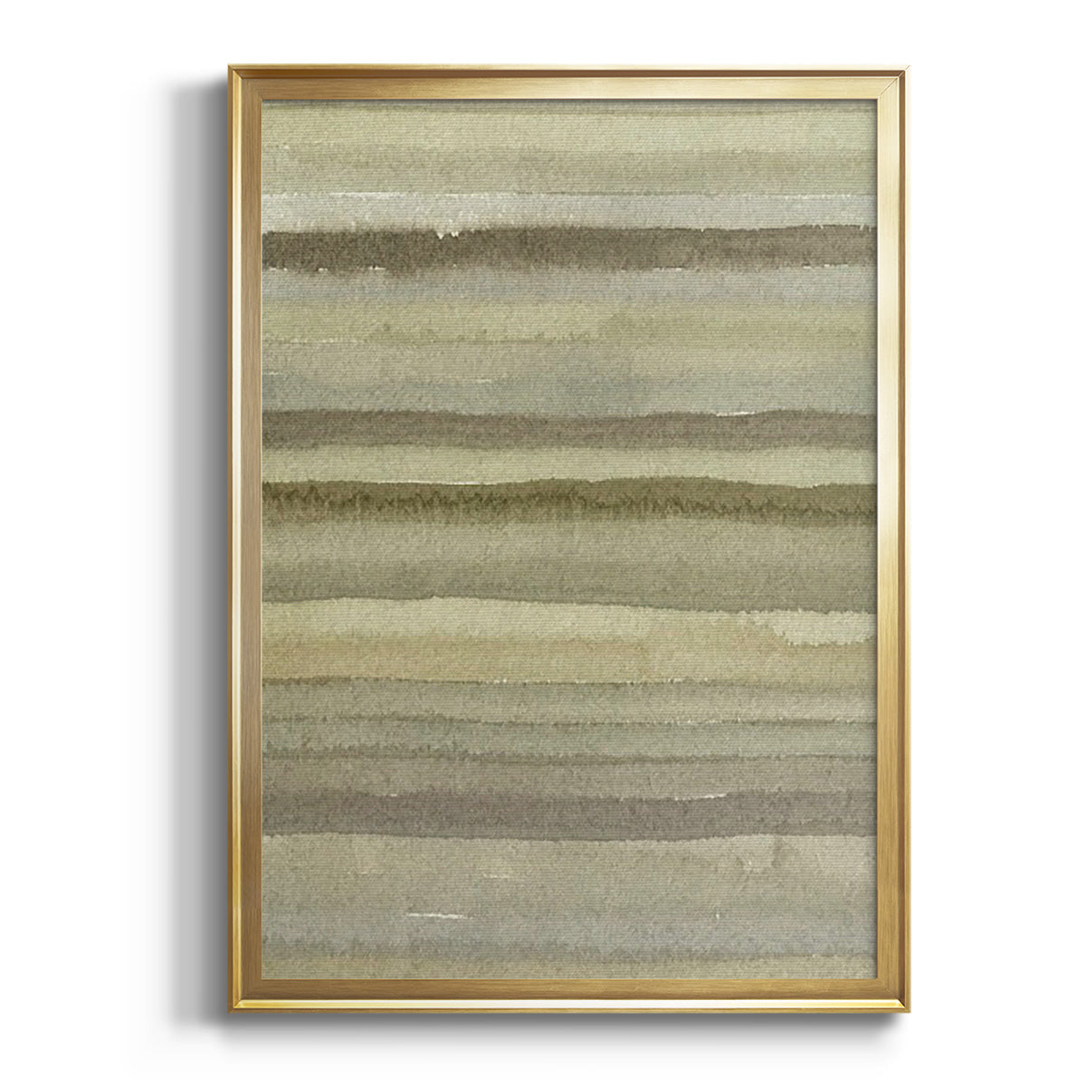 Lines in Neutral II Premium Framed Print - Ready to Hang