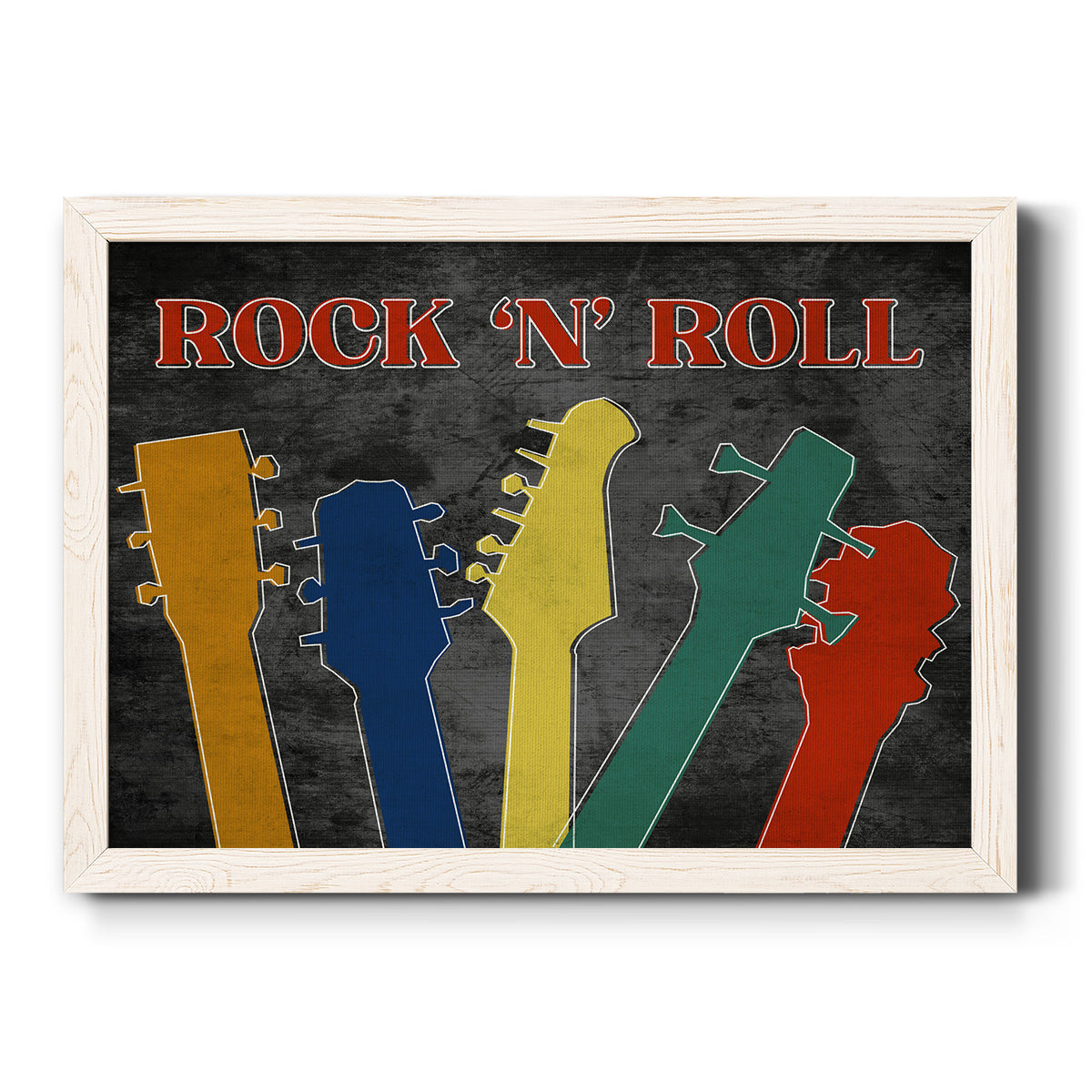 Rock and Roll-Premium Framed Canvas - Ready to Hang